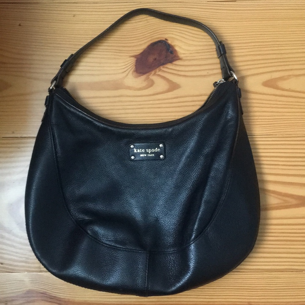 Kate Spade black hobo bag